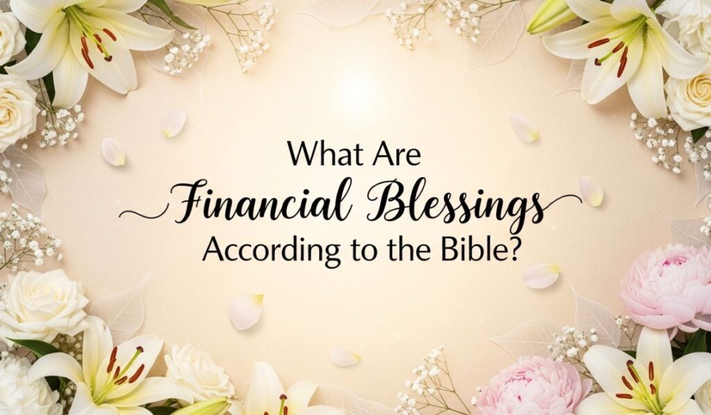 What Are Financial Blessings According to the Bible?