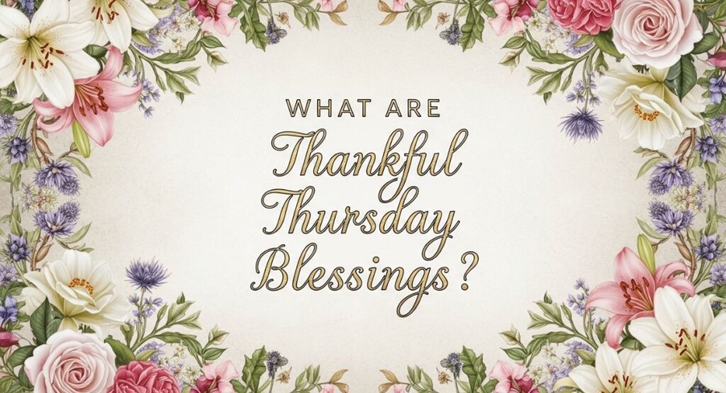 What Are Thankful Thursday Blessings?