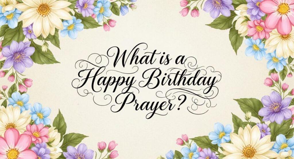 What is a Happy Birthday Prayer?