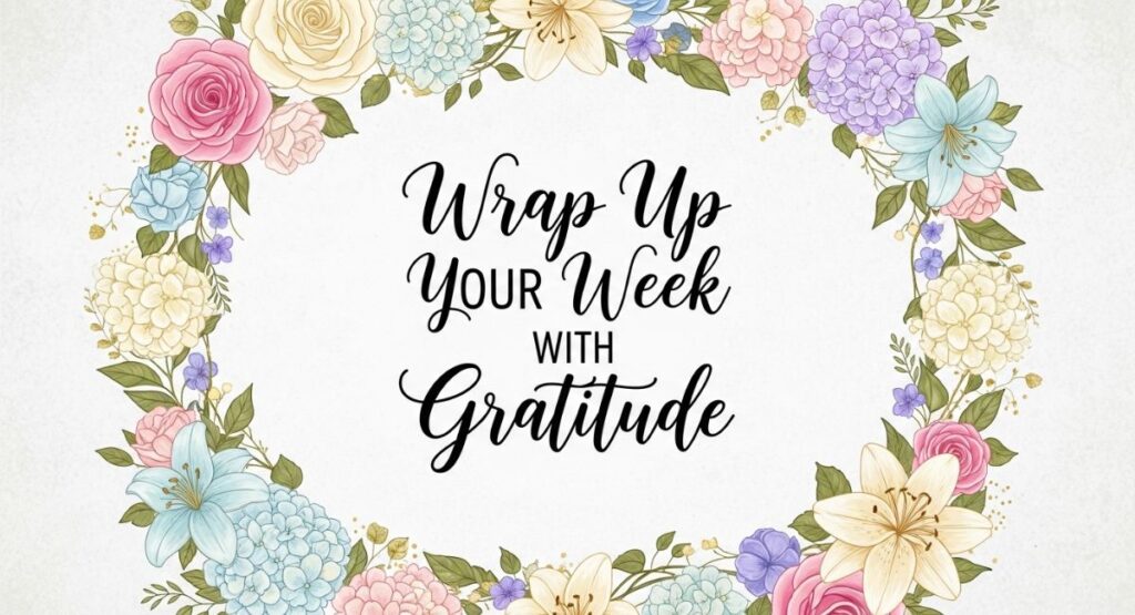 Wrap Up Your Week with Gratitude