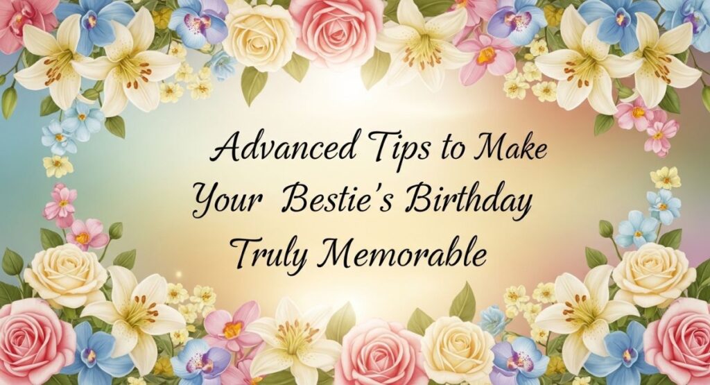 Advanced Tips to Make Your Bestie’s Birthday Truly Memorable