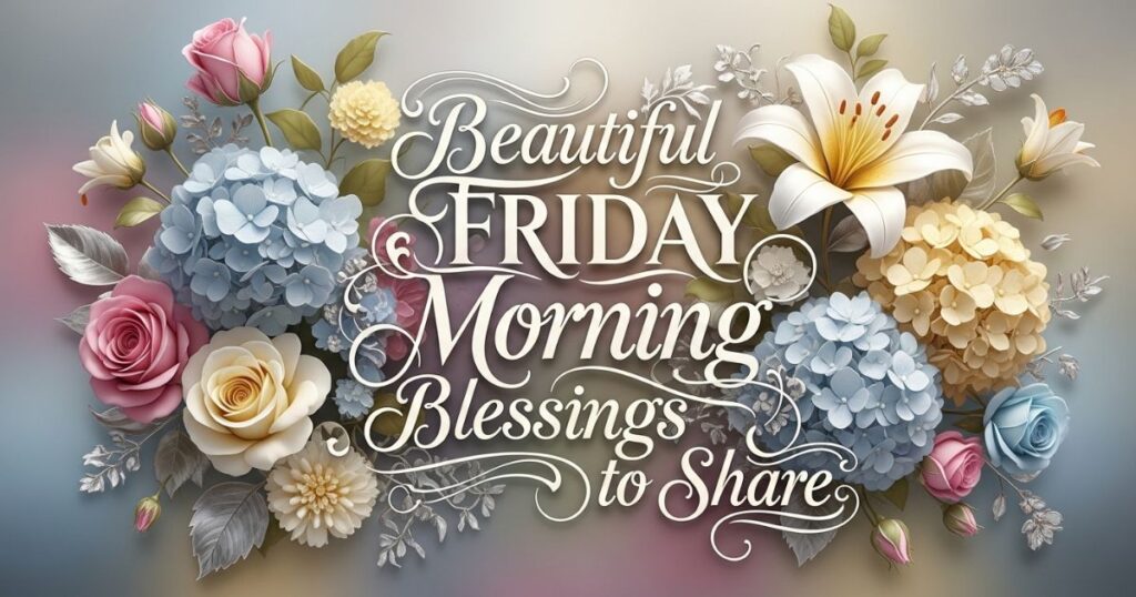 Beautiful Friday Morning Blessings to Share