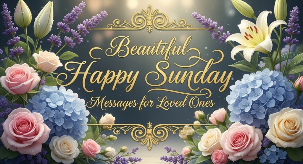 Beautiful Happy Sunday Messages for Loved Ones