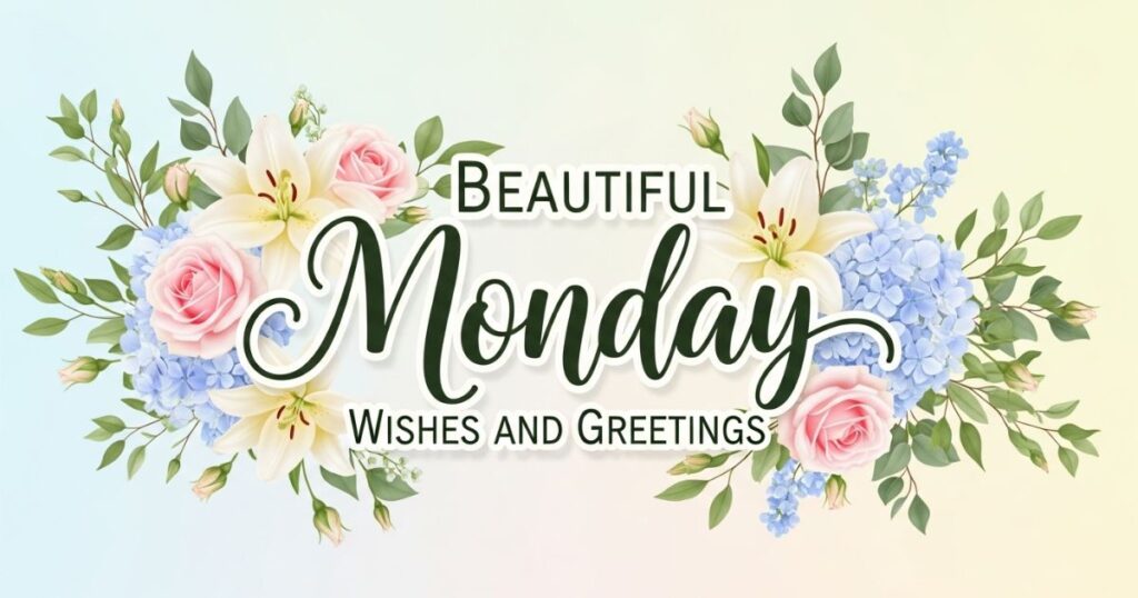 Beautiful Monday Wishes and Greetings