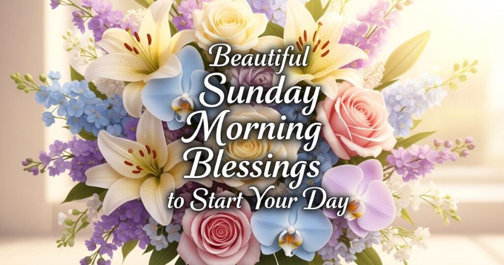 Beautiful Sunday Morning Blessings to Start Your Day
