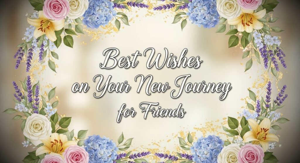 Best Wishes on Your New Journey for Friends