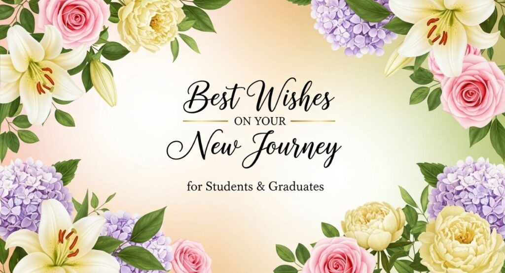 Best Wishes on Your New Journey for Students & Graduates