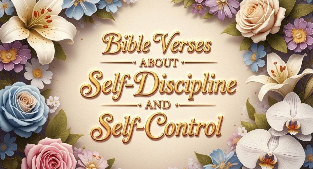 Bible Verses About Self-Discipline and Self-Control