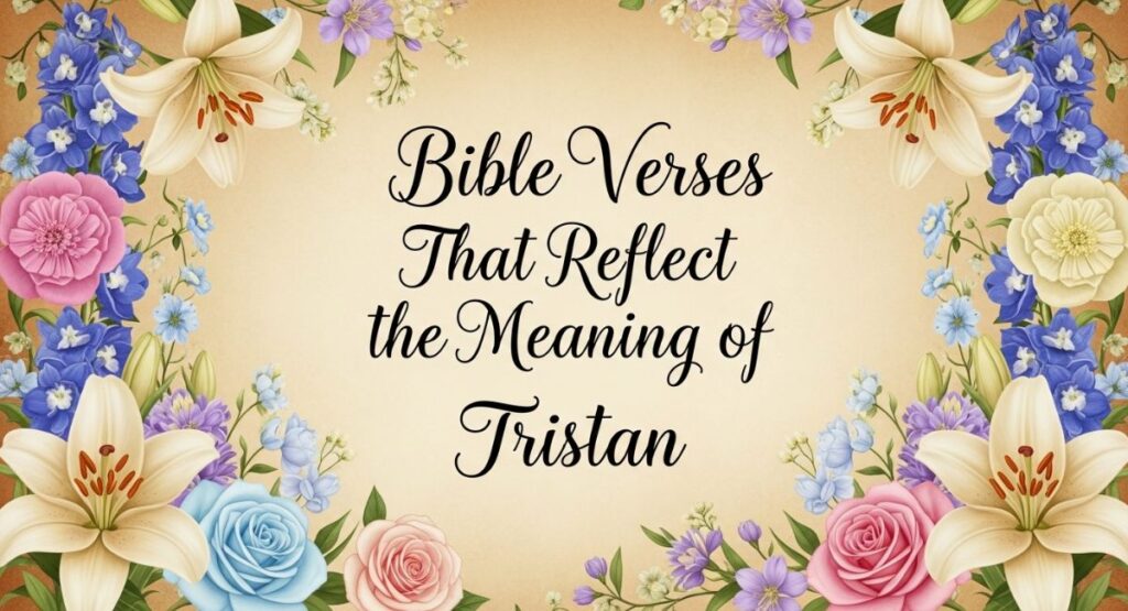 Bible Verses That Reflect the Meaning of Tristan