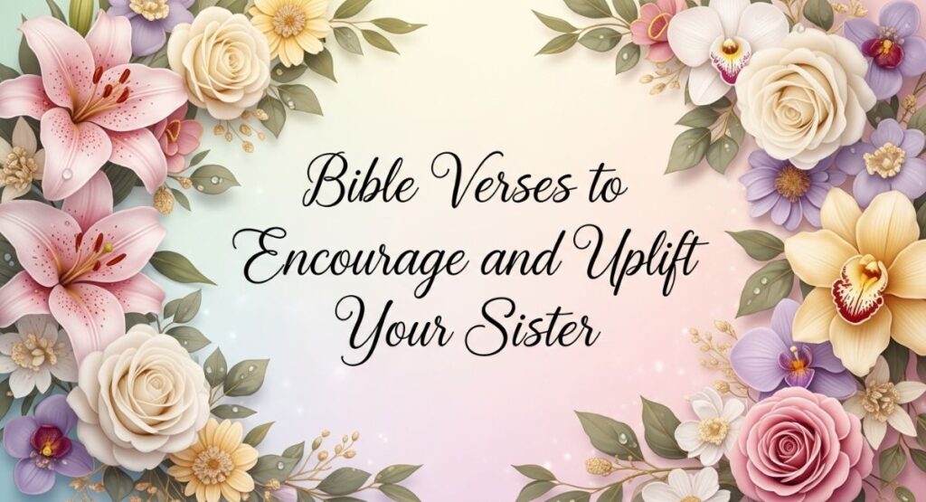 Bible Verses to Encourage and Uplift Your Sister