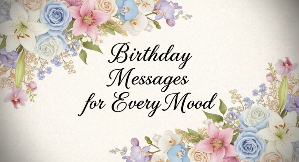 Birthday Messages for Every Mood