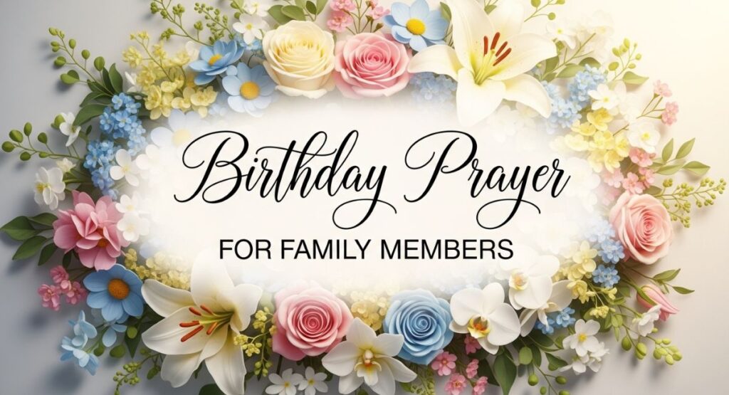 Birthday Prayer for Family Members