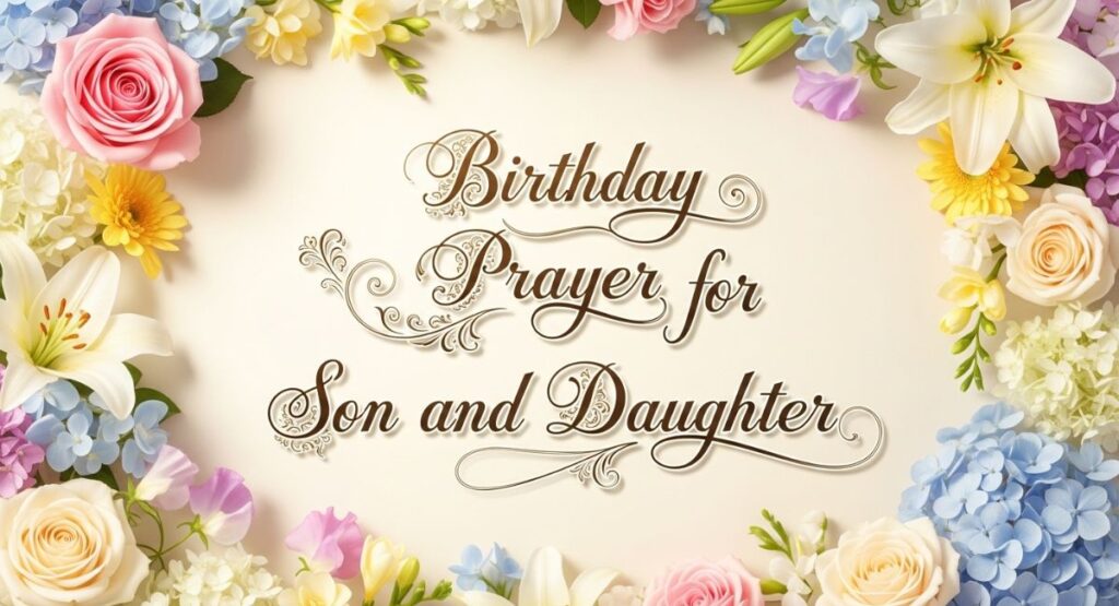Birthday Prayer for Son and Daughter