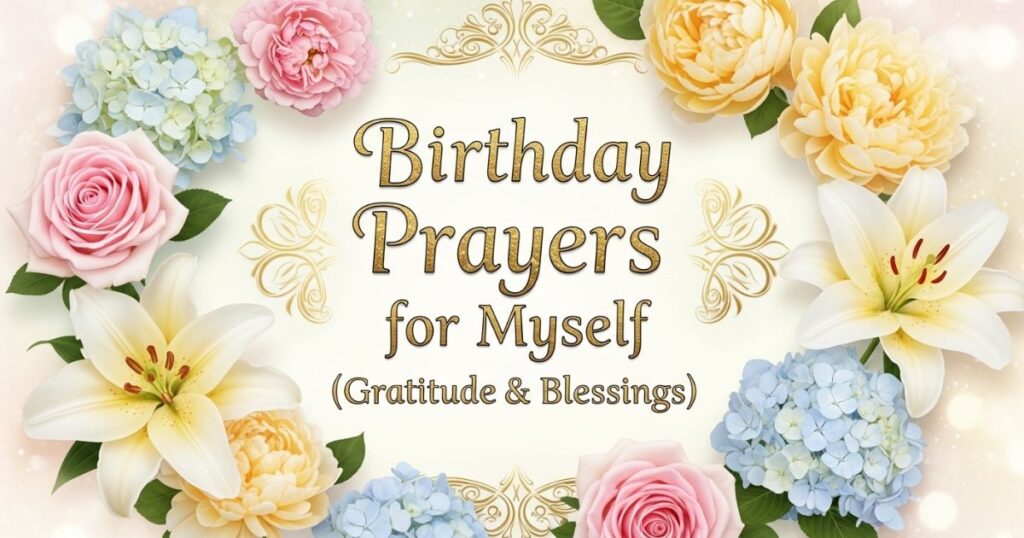 Birthday Prayers for Myself (Gratitude & Blessings)