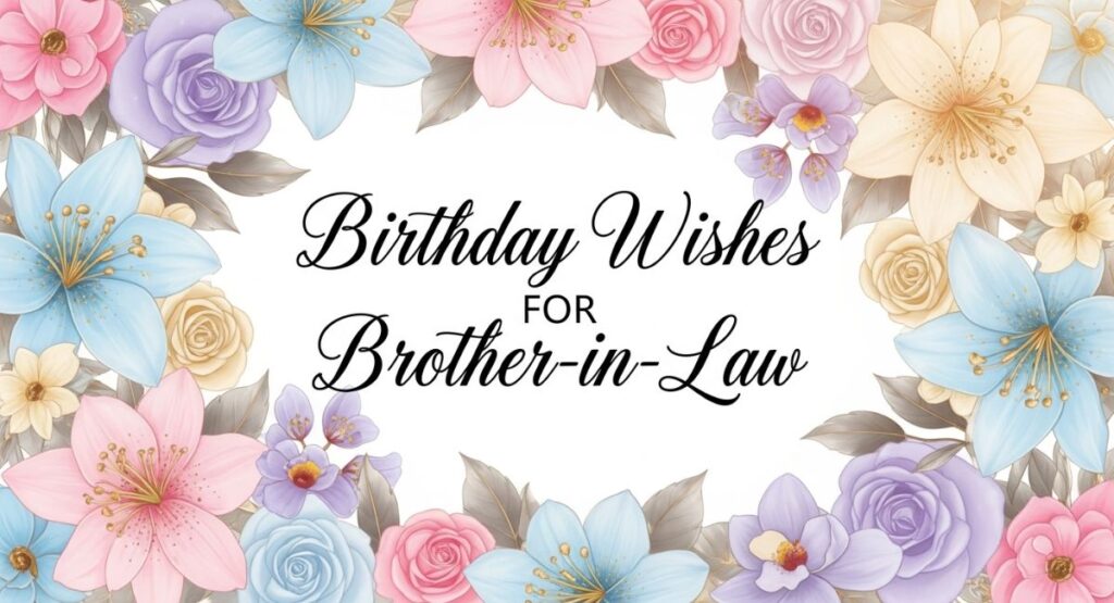 Birthday Wishes for Brother-in-Law