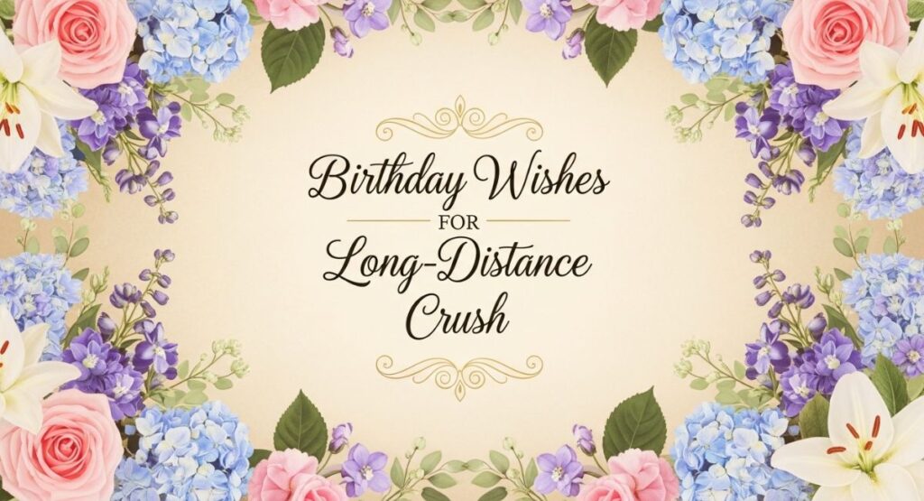 Birthday Wishes for Long-Distance Crush