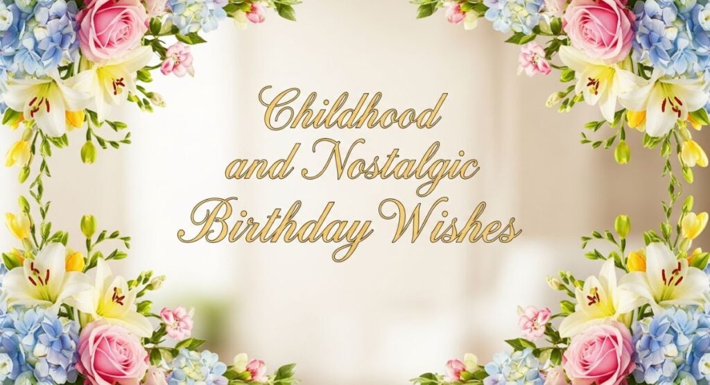 Childhood and Nostalgic Birthday Wishes