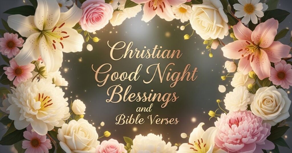 Christian Good Night Blessings and Bible Verses