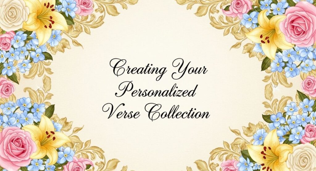 Creating Your Personalized Verse Collection