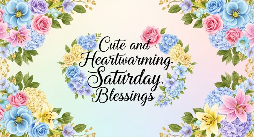 Cute and Heartwarming Saturday Blessings
