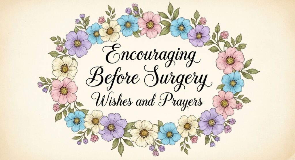 Encouraging Before Surgery Wishes and Prayers