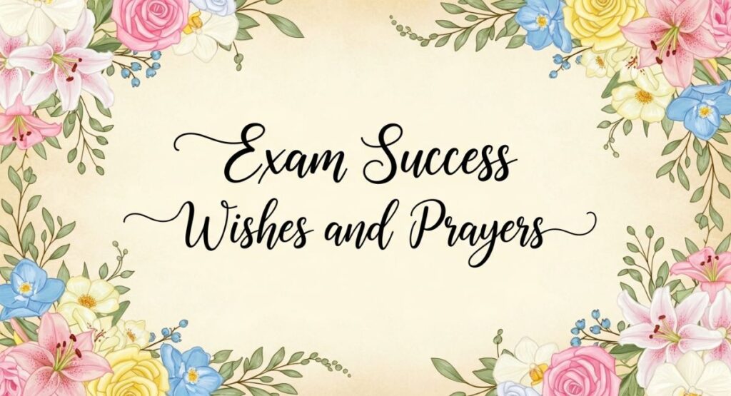 Exam Success Wishes and Prayers