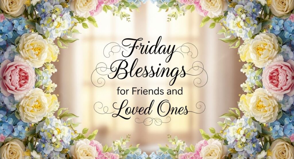 Friday Blessings for Friends and Loved Ones