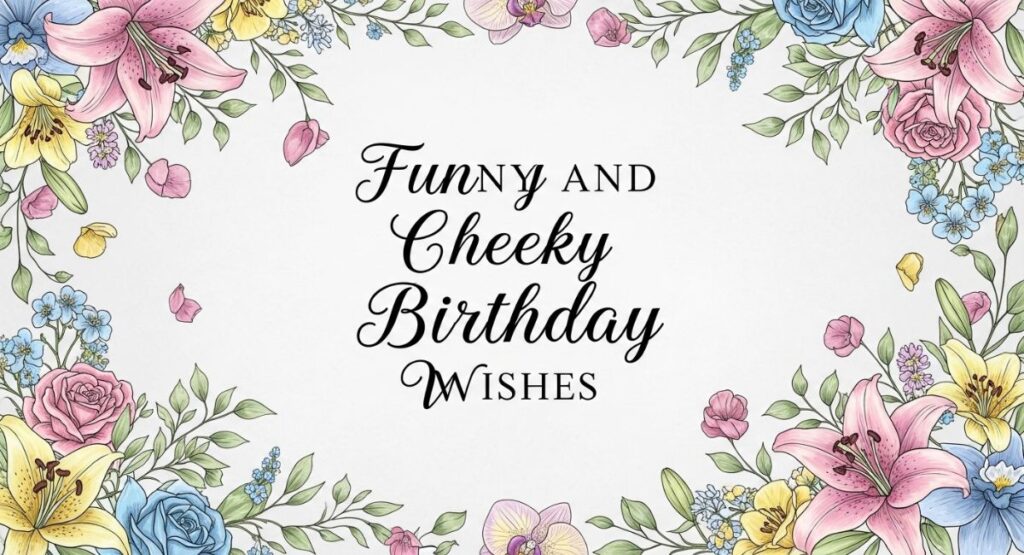 Funny and Cheeky Birthday Wishes
