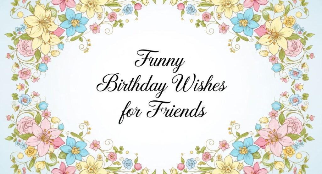 Funny Birthday Wishes for Friends