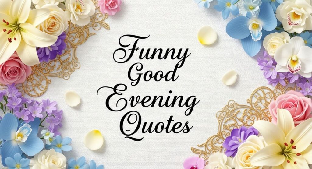 Funny Good Evening Quotes