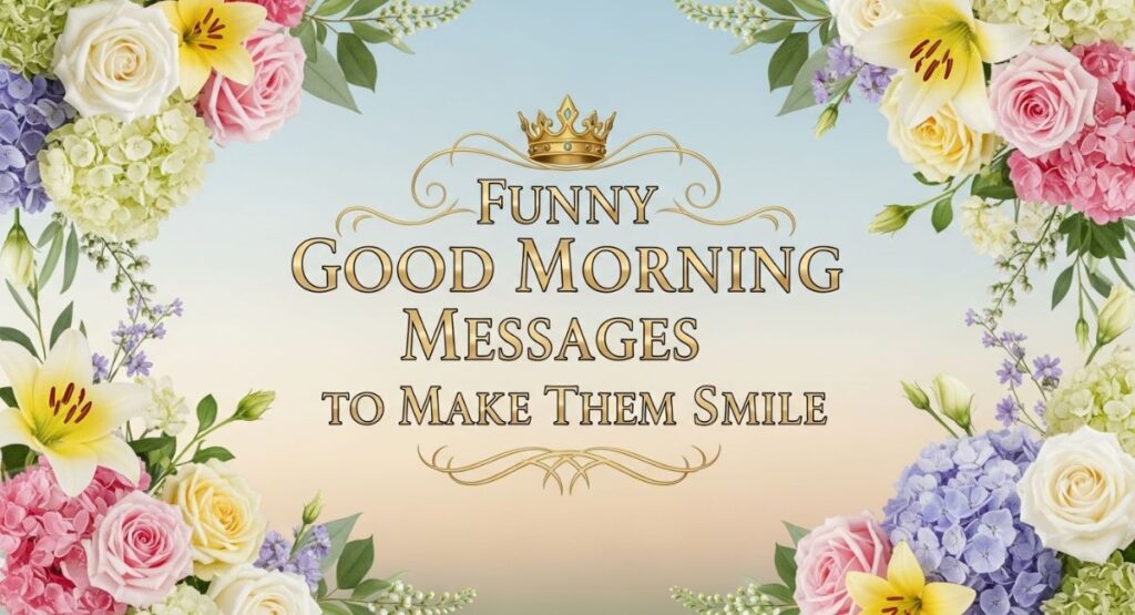 Funny Good Morning Messages to Make Them Smile