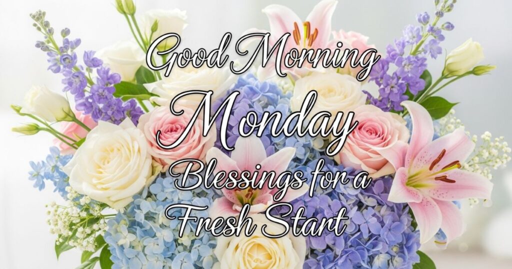 Good Morning Monday Blessings for a Fresh Start