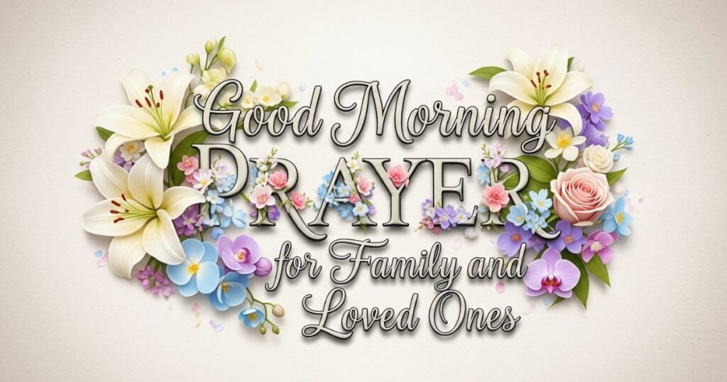 Good Morning Prayer for Family and Loved Ones