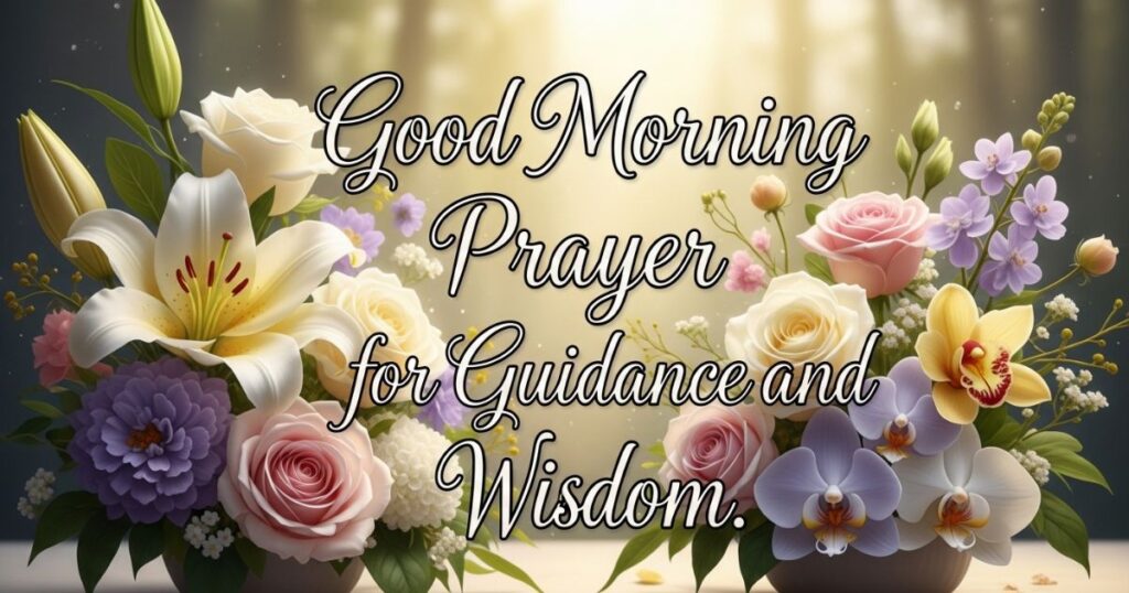 Good Morning Prayer for Guidance and Wisdom