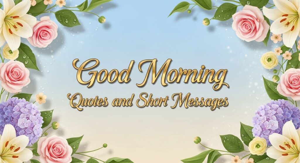 Good Morning Quotes and Short Messages