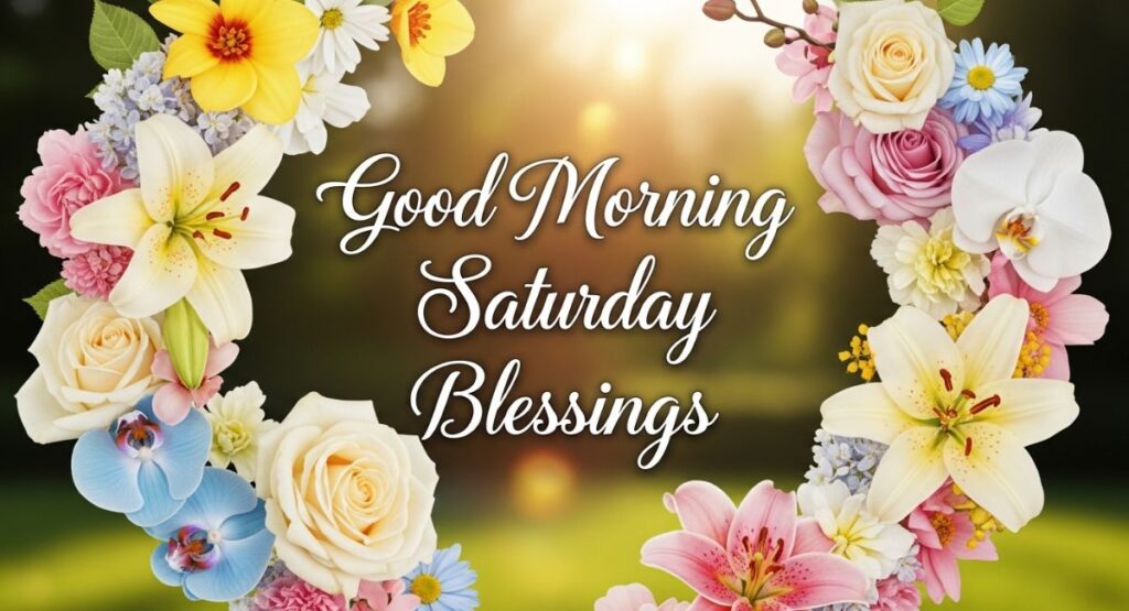 Good Morning Saturday Blessings