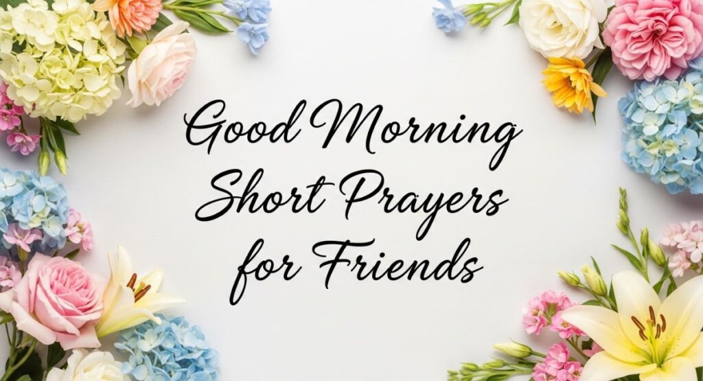 Good Morning Short Prayers for Friends