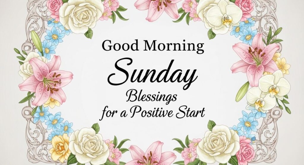 Good Morning Sunday Blessings for a Positive Start