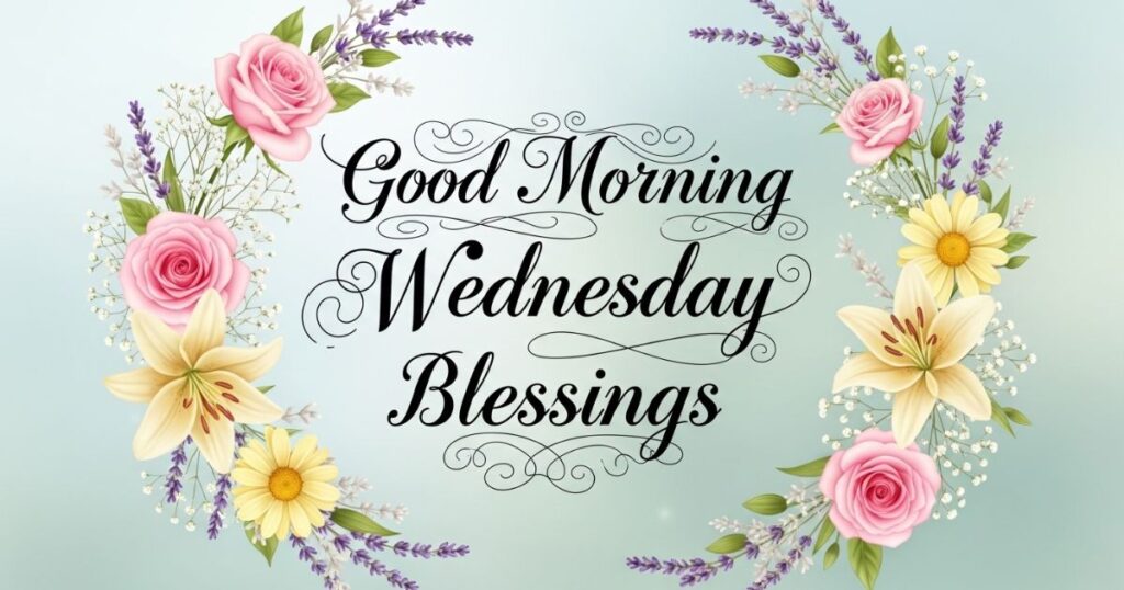 Good Morning Wednesday Blessings