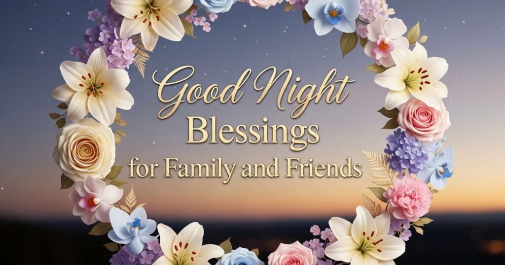 Good Night Blessings for Family and Friends
