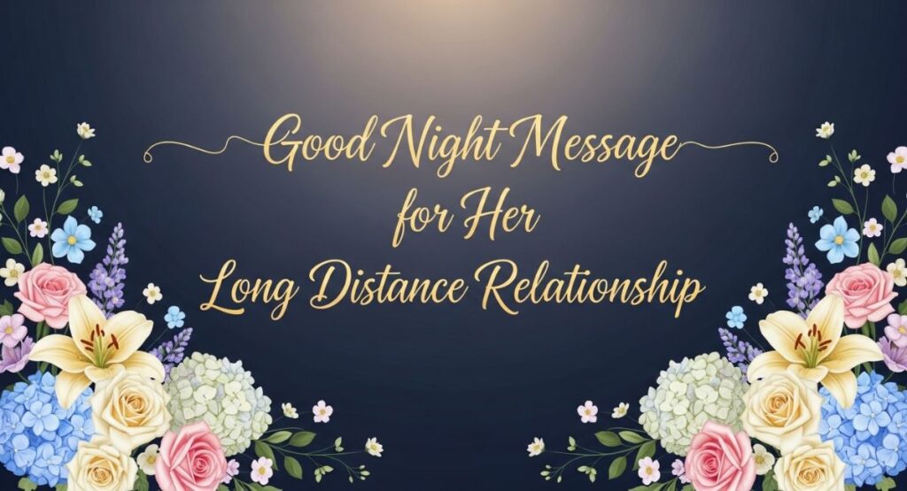 Good Night Message for Her Long Distance Relationship