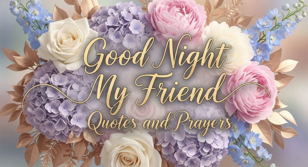 Good Night My Friend Quotes and Prayers