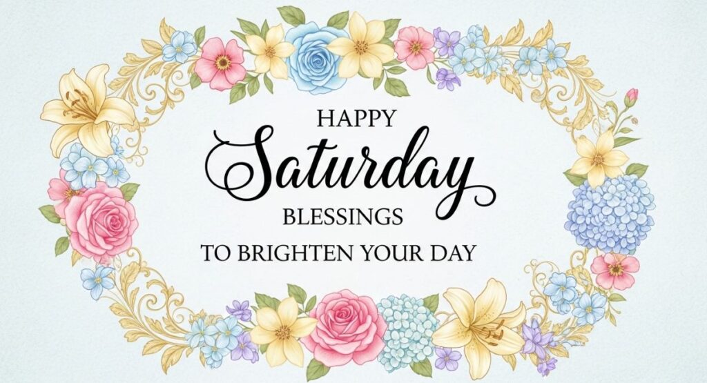 Happy Saturday Blessings to Brighten Your Day