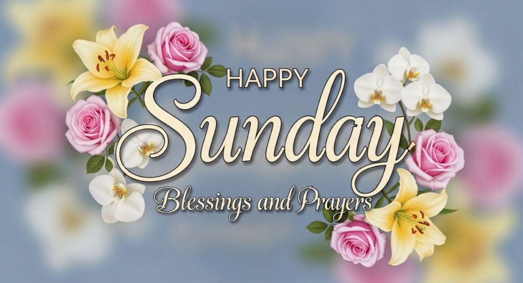 Happy Sunday Blessings and Prayers