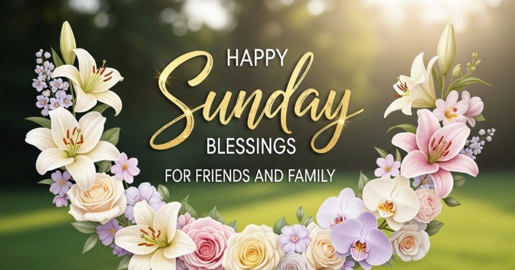 Happy Sunday Blessings for Friends and Family