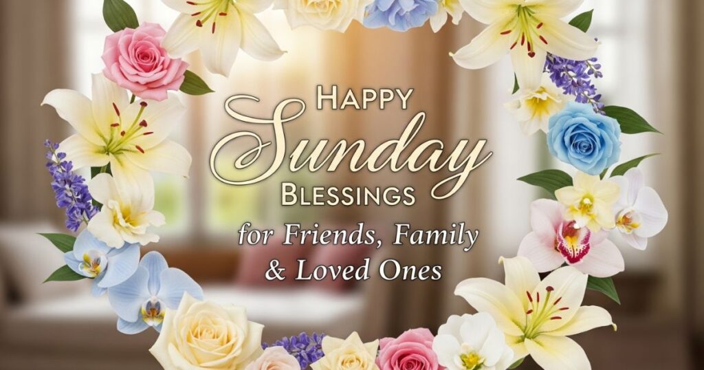 Happy Sunday Blessings for Friends, Family & Loved Ones