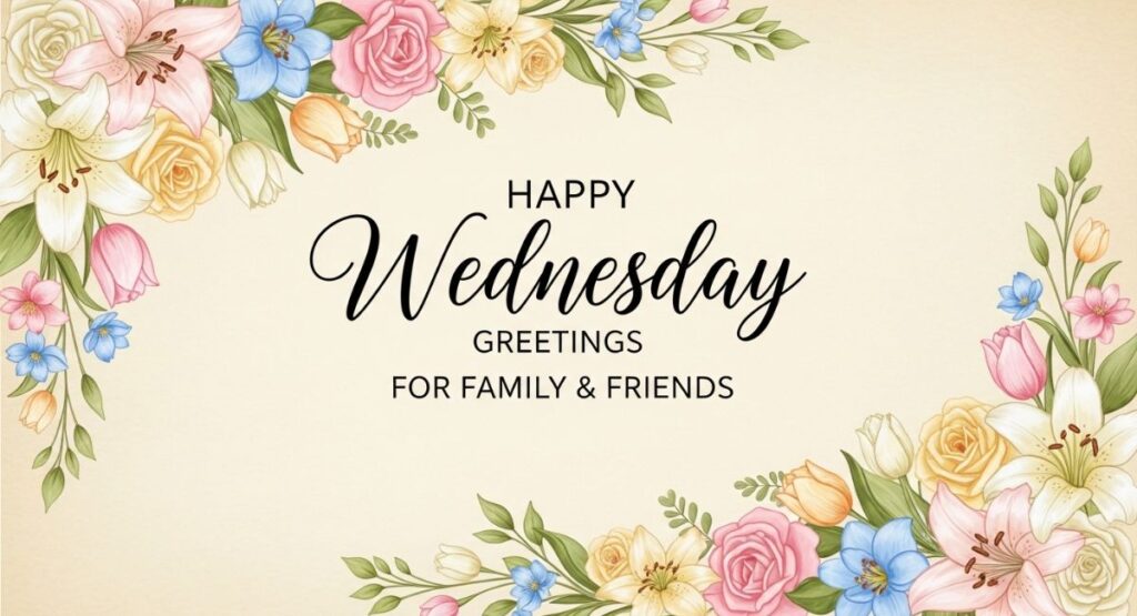 Happy Wednesday Greetings for Family & Friends