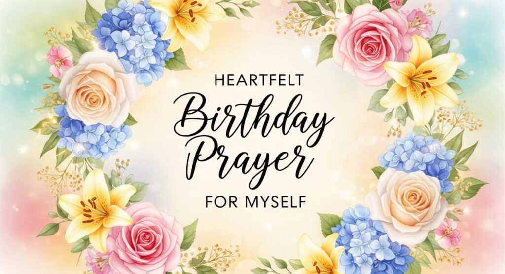 Heartfelt Birthday Prayer for Myself