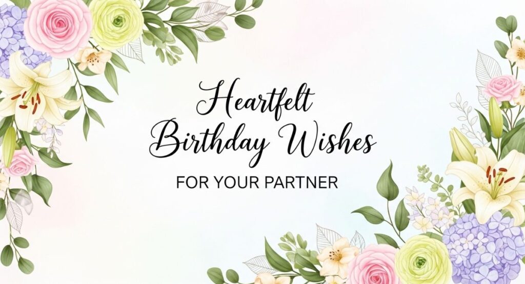 Heartfelt Birthday Wishes for Your Partner