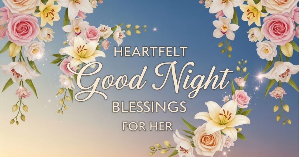 Heartfelt Good Night Blessings for Her